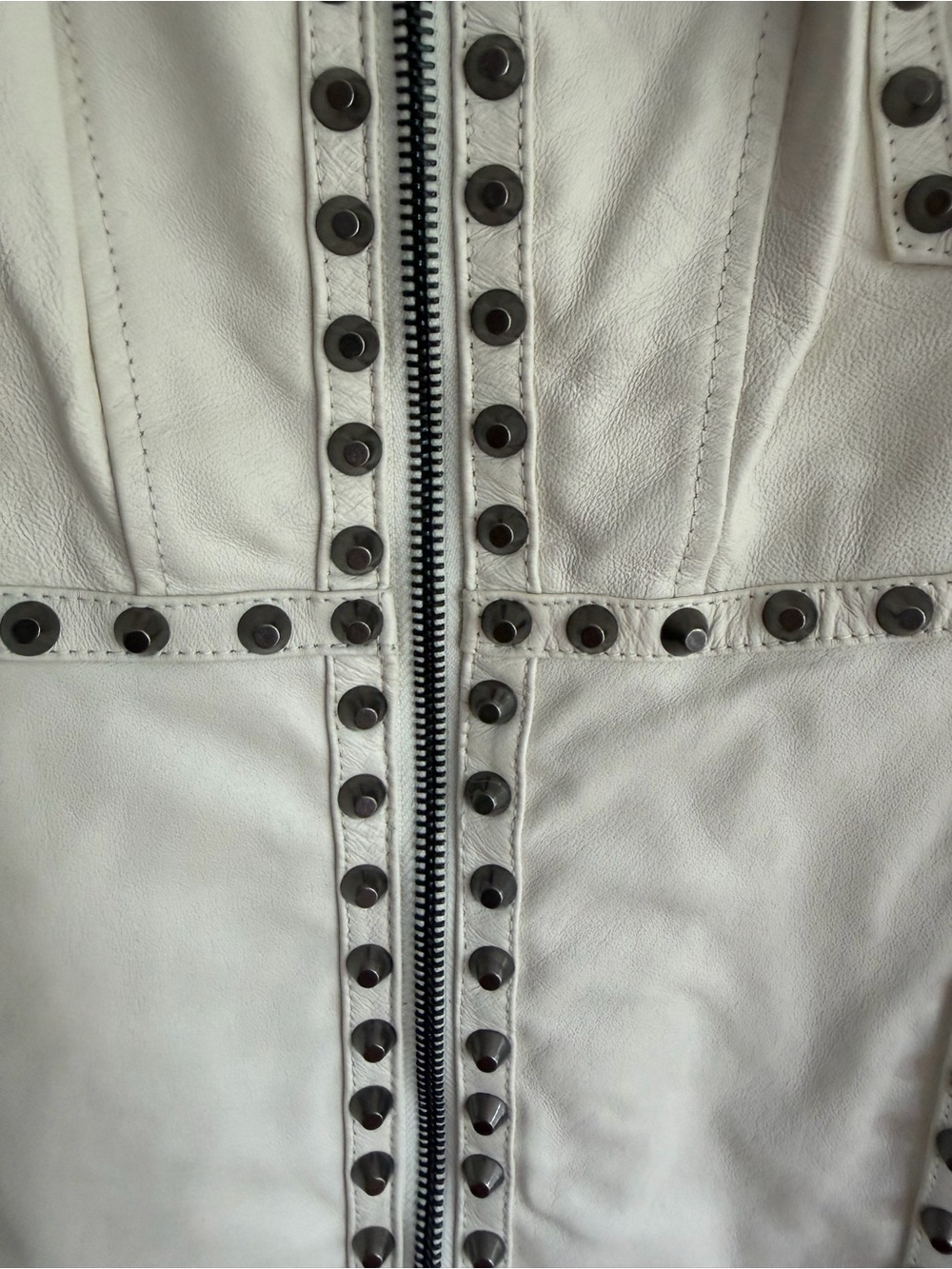 NWT bebe Ivory Sleeveless Stud-Trim Midi Dress - Picture 6 of 9